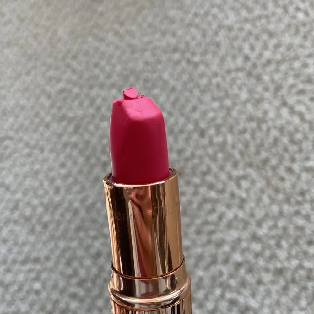 Charlotte Tilbury Lost Cherry Matte Revolution Lipstick Full Size Pink Red READ